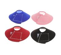 MOTHNUR 4pcs Parrot Anti-bite Neck Collar Pet Recovery Protective Bird Neckwear Scratch Prevention Soft Mixed Colors for Budgies Cockatiels and Parakeets Random Color