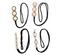 MOTHNUR 4pcs Pearl Hair Bun Maker Hair Design Tools Styling Supplies for Elegant Updo Random Style
