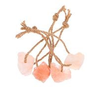 MOTHNUR 4pcs Pink Salt Lick Blocks for Horses Cattle Deer and Livestock Natural Mineral-rich Salt Treats for Backyard Feeding Convenient Each for Enhanced Animal Vitality and Growth