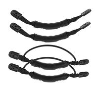 MOTHNUR 4Pcs PVC Plastic Kayak Carry Handle with Black Bungee Cord Side Mount Canoe Boat Accessories Lightweight Ergonomic Grip Easy to Install Without Screws Suitable for Kayaks and