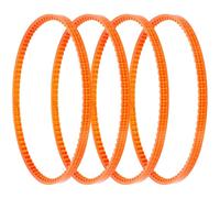 MOTHNUR 4pcs Replacement Cotton Candy Maker Belts Reusable Plastic Bands for Indoor Candy Floss Machines Commercial Sweet Machine Parts