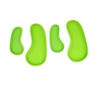 MOTHNUR 4pcs Reptile Water Feeder Bowls Non-tip Smooth Surface Pet Food Feeder for Turtles Geckos Corn Snakes Decorative Drinking Dish