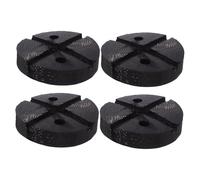 MOTHNUR 4pcs Round Rubber Jack Pads for Two Post Car Lifts Slip Vehicle Lift Rubber Pads with Balanced Weight Distribution Frame Rail Protection Accessories for Auto and Truck Repair
