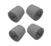 MOTHNUR 4pcs Rubber Walker Tips Replacement for Walkers and Canes Non-Slip Crutch Accessories with Easy Installation Sturdy Grip Pads for Rollators and Walking Stick Feet