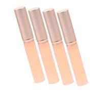 MOTHNUR 4pcs Silicone Lip Brush with Caps Soft Plastic Lipstick Applicators for Women Versatile Makeup Tools for Lip Gloss Concealer Eyeshadow and Comfortable Cosmetic Brushes