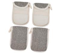 MOTHNUR 4pcs Soap Holder Net for Exfoliating and Foaming Storage Bag for Handmade Cosmetic and Fruit Soaps Bathing Accessory for Skin