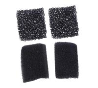 MOTHNUR 4pcs Sponge Bag Halloween Makeup Sponge Plus Scar Makeup Puff Facial Stipple Bulk Stubble Effects Cotton Black