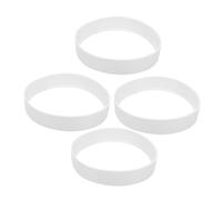 MOTHNUR 4pcs Thickened Golf Hole Cup Ring Portable Putting Aid Training Tool Lightweight Soil Protection for Indoor Outdoor Practice Lawn and Golf