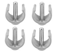 MOTHNUR 4pcs Walker Clamp Buckles for Easy Installation Compatible with Various Walking Sticks and Crutches for Indoor and Outdoor Use by Seniors and Individuals with Disabilities
