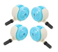 MOTHNUR 4pcs Walker Wheels Plastic Rolling Casters Silent No-Noise Caster Wheels for Walkers for Seniors Smooth Rolling Casters for Replacement and Parts for