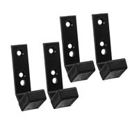 MOTHNUR 4Pcs Wall Mounted Barbell Rack Heavy Duty Gym Dumbbell Holder Storage Rack for Garage Commercial Use Easy to Clean and Space Saving