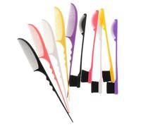 MOTHNUR 5 Pairs Double Sided Rat Tail Edge Comb and Eyebrow Brush for Hair Styling and Back Brushing Soft Bristles for Gentle Application Portable Hairdressing Tool for Precise Volume and