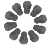 MOTHNUR 5 Pairs Grey Silicone Gourd-Shaped Stethoscope Earbud Replacement Tips Soft Reusable for Medical Use and Hearing Protection