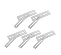MOTHNUR 5 Pairs Metal Guitar Fretboard Shield Pads Curved Fret Protectors for Precise Polishing and Fingerboard Repair Luthier Accessories for Fret Maintenance and Enhanced Guitar