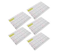 MOTHNUR 5 Sheets Piano Note Stickers for 88/61/54/49 Key Electronic Keyboards, Removable Colorful Letter Labels for Beginner Keyboard Learning and Music Note Identification