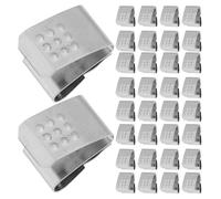 MOTHNUR 50pcs Aa Battery Connector Plate Metal Spring Replacement Terminal Contacts for Remote Controls and Electronic Devices