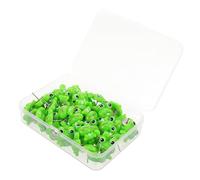 MOTHNUR 50pcs Cute Green Frog Decorative Thumb Tacks Pushpins for Cork Boards Bulletin Boards Photos Wall Maps Animal Tacks Home Office School Use