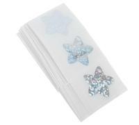 MOTHNUR 50Pcs Glitter Star Bandages Breathable PVC Material Fun Protective Stickers for Boys and ’ School and Sports Use