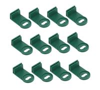 MOTHNUR 50pcs Greenhouse Corner Clips Durable Plastic Fasteners for Insulation Shading Wraps Reliable Support Clips for Garden Netting Fixing Hard to Reach Areas