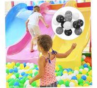 MOTHNUR 50pcs Lightweight Plastic Ocean Balls for Play Pits Safe and Party Game Props for Indoor Outdoor Pool Games and S Party Decoration