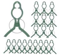 MOTHNUR 50pcs Plastic Garden Plant Clips Large Tomato Vine Clamps Flexible Trellis Support for Climbing Vegetables Beans Flowers