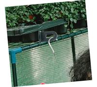 MOTHNUR 50pcs Plastic Greenhouse Hooks Plant Clips Aging Plant Hangers for Vegetables and Flowers Easy Install and Remove Multipurpose Garden Fixing Clips for Greenhouse Use