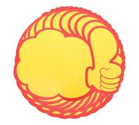 MOTHNUR 50Pcs Reusable Double-Sided Writable Sale Tags 15X12Cm Burst Star Cutout for Supermarket Fruit and Vegetable Pricing and Retail Yard Display