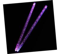 MOTHNUR 5a Glow-in-the-dark Drumsticks 2pcs Red and Blue Bubble Design for Drum Kit Percussion Instrument Accessories Stage and Jazz Drumming
