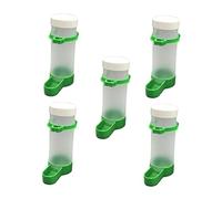 MOTHNUR 5pc Bird Feeding Machine Automatic Feeder Bowl Plastic Bird Feeder Anti-scattering Easy to Clean Random Style