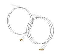 MOTHNUR 5pcs Acoustic Guitar Steel Strings B-2nd String Replacement Set for Acoustic and Classical Guitars Compatible Practice and Performance