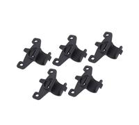 MOTHNUR 5pcs Bike Pump Retaining Bracket with Silicone Wrap Band Portable Inflator Frame Fixing Clip for Bicycle Cycling Lightweight Nylon Holder Fit for Bikes Easy Installation