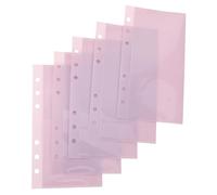 MOTHNUR 5pcs Budget Binder Inserts Left Opening Cash Envelopes for Budgeting Planner Pocket Versatile Loose Leaf Pages for Expense Tracking Financial Planning Students Travelers