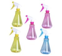 MOTHNUR 5pcs Plastic Spray Bottles for Gardening and Cleaning Lightweight Sturdy Pet Water Sprayers with Comfortable Grip Random Colors for Home Plant Care and Household Use Random Color