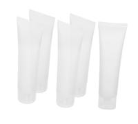MOTHNUR 5pcs Refillable Travel Bottles with Flip Cap Squeeze Containers for Shampoo Lotion Facial Toner Hand Cream Odorless Portable for Business Trips Sports Outdoor Activities