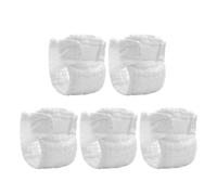 MOTHNUR 5pcs Reusable Newborn Cloth Diapers L Size 50x46cm Breathable Washable Diaper Pants Suitable for 7-11kg Infants with Insert Pads