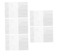 MOTHNUR 5pcs Waterproof Passport Cover Pouch Travel Document Organizer Passport Holder Bag for UK Protection