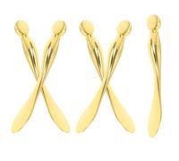 MOTHNUR 5pcs Zinc Alloy Eye Cream Applicator Stick Mini Eye Roller Massager for Care and Face Mask Application Portable Metal Massage Tool for Women’s Facial Spa