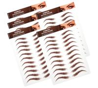 MOTHNUR 5sheets Eyebrow Stickers for Easy Grooming and Shaping Transfers for Realistic Eye Makeup for Women and Girls Uneven Missing Eyebrows