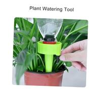 MOTHNUR 6 Pcs Adjustable Self Watering Spikes System with Control Valve for Indoor Outdoor Plants Garden Irrigation Accurate Flow Reusable Bottle Compatible