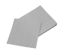 MOTHNUR 60pcs Disposable Grey Paper Napkins Cocktail Napkins for Birthday Wedding Party Dinner Beverage Holiday Decorations