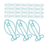 MOTHNUR 60pcs Fish Shaped Metal Paper Clips Cute Animal Document Clips for Office School Home Desk Organization Sturdy Multipurpose Bookmarks for Paper Management