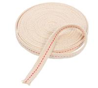 MOTHNUR 6m Roll 2cm Wide Pure Cotton Flat Wick for Oil Lamps, Knitted Kerosene Lantern Wick Replacement Accessory for Vintage Cotton Braided Oil Lamp Burners