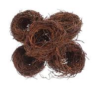 MOTHNUR 6pcs Birds Ornaments Artificial Bird Nests for Woven Nest Decorations for Garden Spring Ornaments