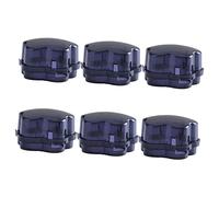 MOTHNUR 6pcs Childproof Oven Knob Covers Translucent Gas Knob Guards for Boy Girl Safety Easy Installation Durable Stable Design Prevent Toddlers from Turning Stoves