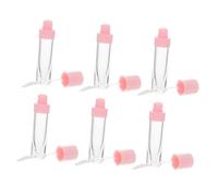 MOTHNUR 6Pcs Clear Empty Lip Gloss Tubes Refillable Lipstick Sub Bottles Portable Cosmetic Containers for DIY Lip Balm Lightweight Packaging for Professional and Beginner Use
