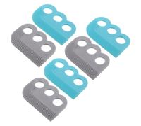 MOTHNUR 6PCS Double-sided Pet Hair Remover Brush Reusable Soft Grooming Tool for Shedding Cats Dogs Multi-surface Lint Remover for Furniture Bedding Car Seats Clothes