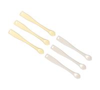 MOTHNUR 6pcs Metal Cream Spoon Face Spoons for Cosmetics Sub Package Makeup Tool Tiny for Skincare Application