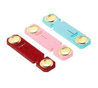 MOTHNUR 6pcs Parrot Pigeon Bird Leg Bands Training Foot Rings Leather Soft Bands Size 4 Red Pink Blue for Small Birds Breeding Identification