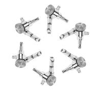 MOTHNUR 6pcs Self-locking Guitar Tuning Pegs Stable Sound Locking for Acoustic Electric Guitars Easy Install Consistent Performance Machine Heads Silver
