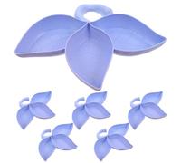 MOTHNUR 6pcs Small Pet Food Bowls with 3-Compartment Hanging Feeder Box Plastic Anti-Bite and Spill-Proof Food Holder for Hamster Rabbit Chinchilla - for Cage Use